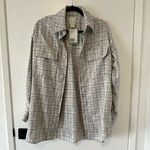 H&M Shirt Jacket - XS - NWT